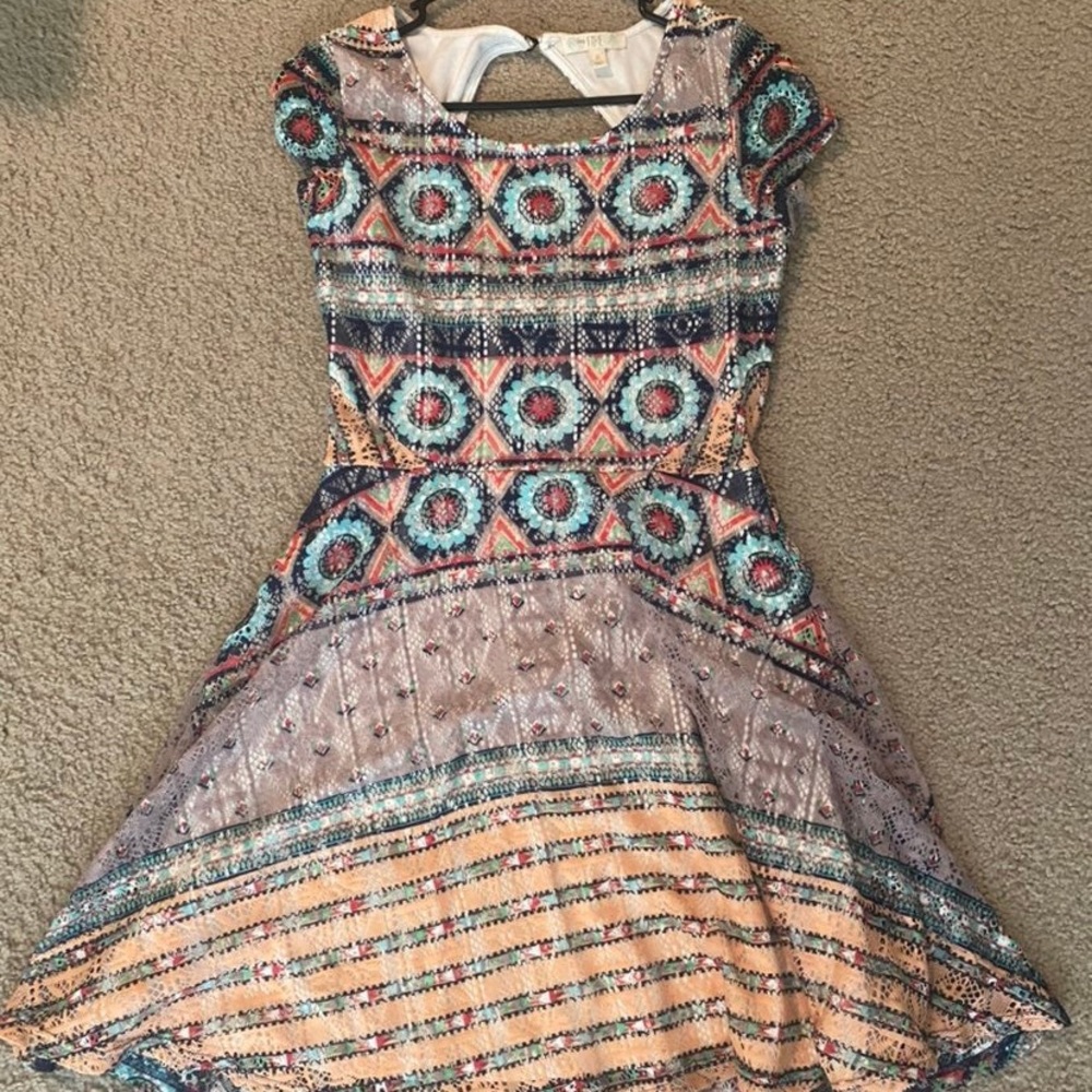 Crochet Lace Skater Dress